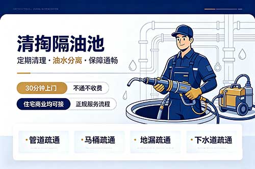 七台河清掏隔油池